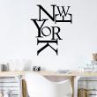 City wall decals - Wall decal New York composition - ambiance-sticker.com