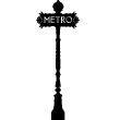 Paris wall decals - Wall decal Metro panel - ambiance-sticker.com