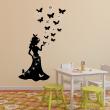 Wall decals Swarovski Elements - Wall decal Butterfly princess - ambiance-sticker.com