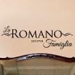 Wall decals Names - Family 1 in Italian wall decal - ambiance-sticker.com