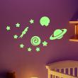 Glow in the dark   wall decals - Wall decal planets and stars - ambiance-sticker.com