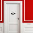 Wall decals for doors - Wall decal door Before you go... - ambiance-sticker.com
