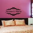 Wall decals Names - Damask decoration wall decal - ambiance-sticker.com
