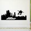 City wall decals - Wall decal New York street skate - ambiance-sticker.com