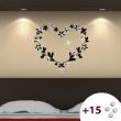 Wall decals Swarovski Elements - Wall decal Saint Valentine's heart - ambiance-sticker.com