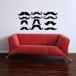 Figures wall decals - Wall decal Series mustache - ambiance-sticker.com