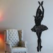 Figures wall decals - Silhouette of a ballerina - ambiance-sticker.com