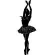 Figures wall decals - Silhouette of a ballerina - ambiance-sticker.com