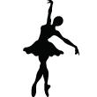 Figures wall decals - Wall decal Silhouette dancer - ambiance-sticker.com