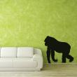 Animals wall decals - Silhouette gorilla Wall decal - ambiance-sticker.com