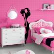 Figures wall decals - Wall decal Model Silhouette - ambiance-sticker.com