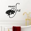 Bathroom wall decals - Wall decal Private Spa - ambiance-sticker.com