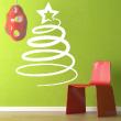 Stylized christmas tree sticker - ambiance-sticker.com