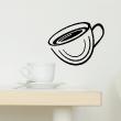 Coffee cup wall decal - ambiance-sticker.com
