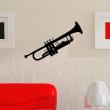 Wall decals music - Wall decal Trumpet - ambiance-sticker.com