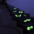 Glow in the dark   wall decals - Wall decal set of glowing eyes 1 - ambiance-sticker.com