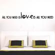 Wall decals with quotes - Wall decal you need - ambiance-sticker.com