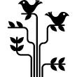 Tree with birds wall decals - ambiance-sticker.com