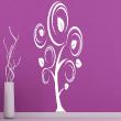 Tree with rolled-up branches sticker - ambiance-sticker.com