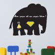 Elephant blackboard sticker - ambiance-sticker.com
