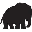 Elephant blackboard sticker - ambiance-sticker.com