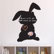 Wall decals Chalckboards - Wall decal Shadow of rabbit - ambiance-sticker.com