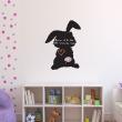 Wall decals Chalckboards - Wall decal Shadow of rabbit - ambiance-sticker.com