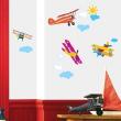 Planes sticker for children's bedroom - ambiance-sticker.com