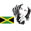 Bob Marley sticker - ambiance-sticker.com