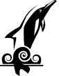 Dolphin sticker - ambiance-sticker.com