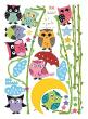 Animals wall decals - Owl frinds wall decal - ambiance-sticker.com