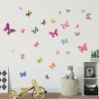 Wall decals for kids - Exotic butterflies sticker 2 - ambiance-sticker.com