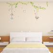 Animals wall decals - Birds cages in the forest wall decals - ambiance-sticker.com