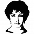 Elizabeth Taylor portrait 2 - ambiance-sticker.com