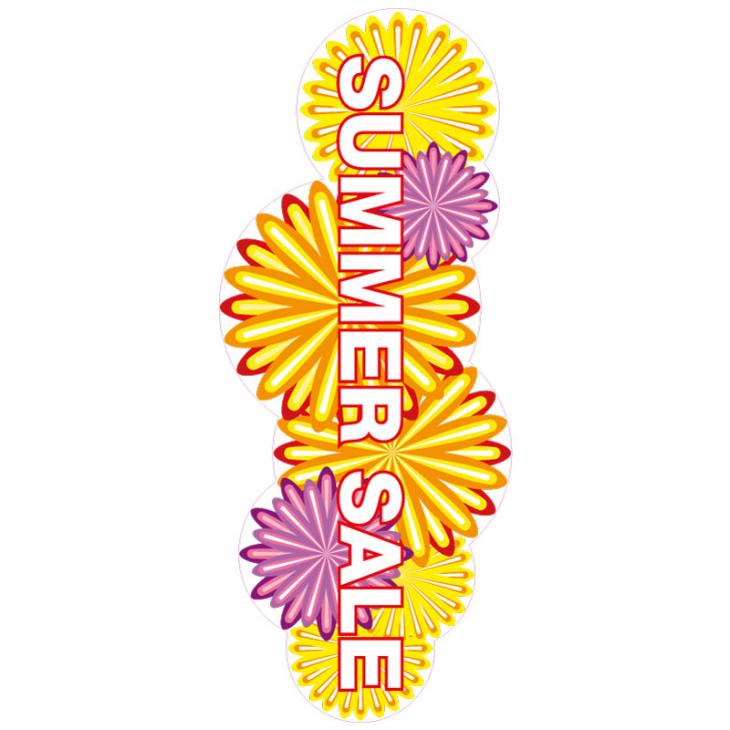 Colorful summer sale decal - ambiance-sticker.com