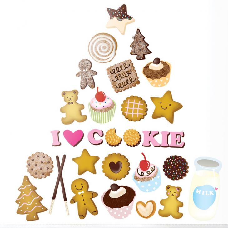 Cookies stickers - ambiance-sticker.com