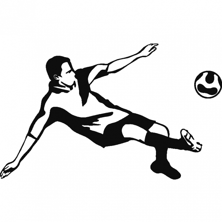 Sports and football  wall decals - Wall decal footballer11 - ambiance-sticker.com