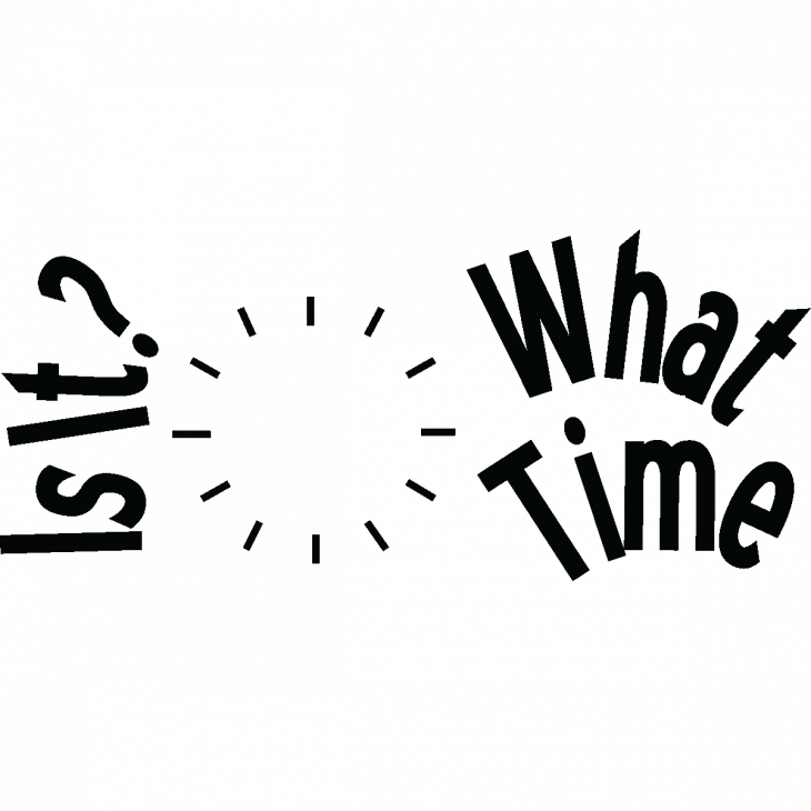 Clock Wall decals - Wall decal What time is it? - ambiance-sticker.com