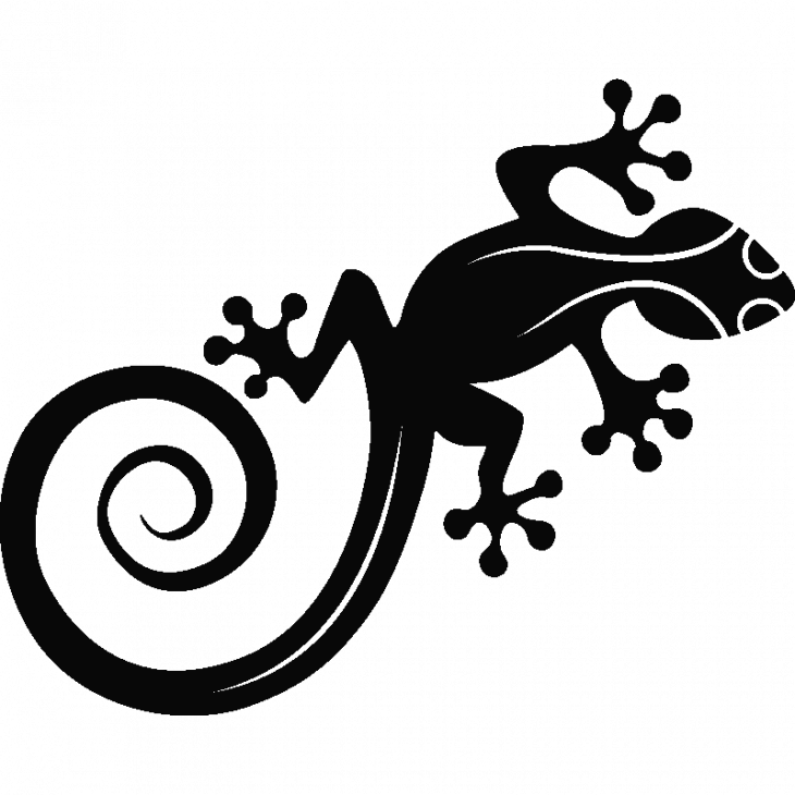 Lizard gecko for your car - ambiance-sticker.com