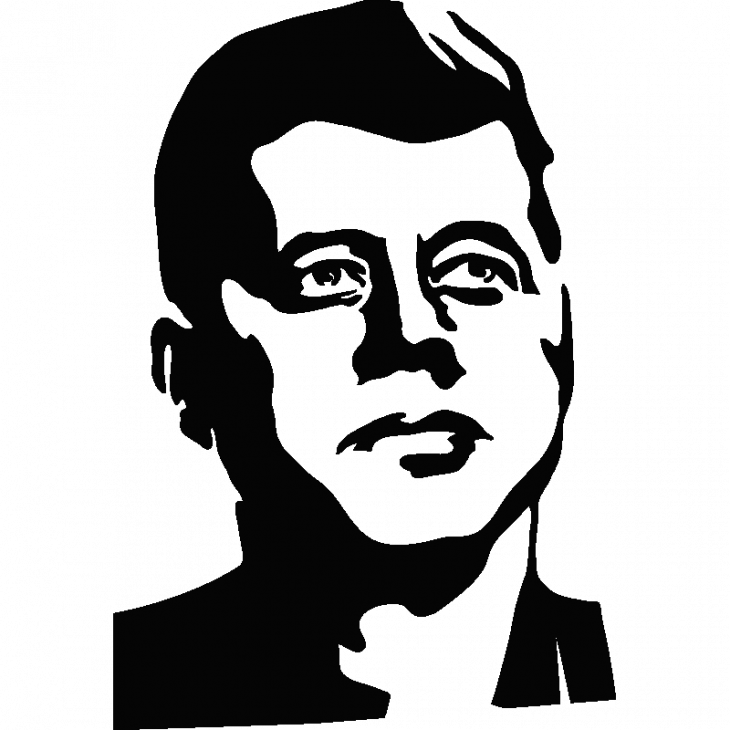JFK Portrait 1 - ambiance-sticker.com