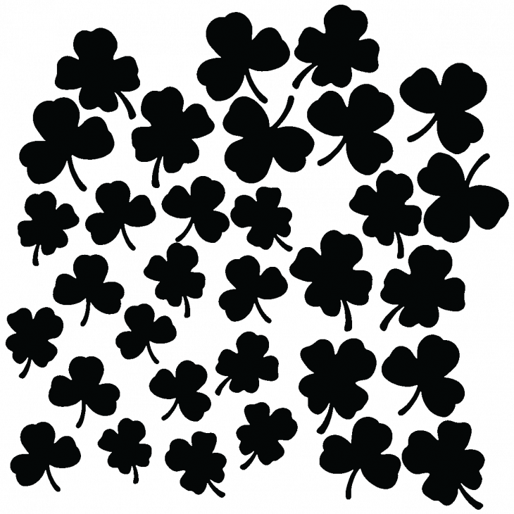 32 pieces of clover sticker - ambiance-sticker.com