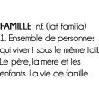 Stickers muraux citations - Sticker  Famille n.f ... - ambiance-sticker.com