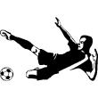 Stickers sport et football - Sticker footballeur 7 - ambiance-sticker.com