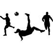 Stickers sport et football - Sticker jeu de footballeurs 3 - ambiance-sticker.com