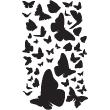 Adesivi murali Animali - Adesivo murale nube di farfalle - ambiance-sticker.com