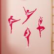 Muurstickers Swarovski Elements - Muursticker Balletdansers - ambiance-sticker.com