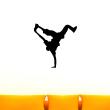Muurstickers sport en voetbal - Muursticker Hip hop dancer - ambiance-sticker.com