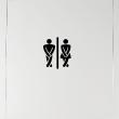 Muursticker WC - Muursticker Man / Vrouw - ambiance-sticker.com